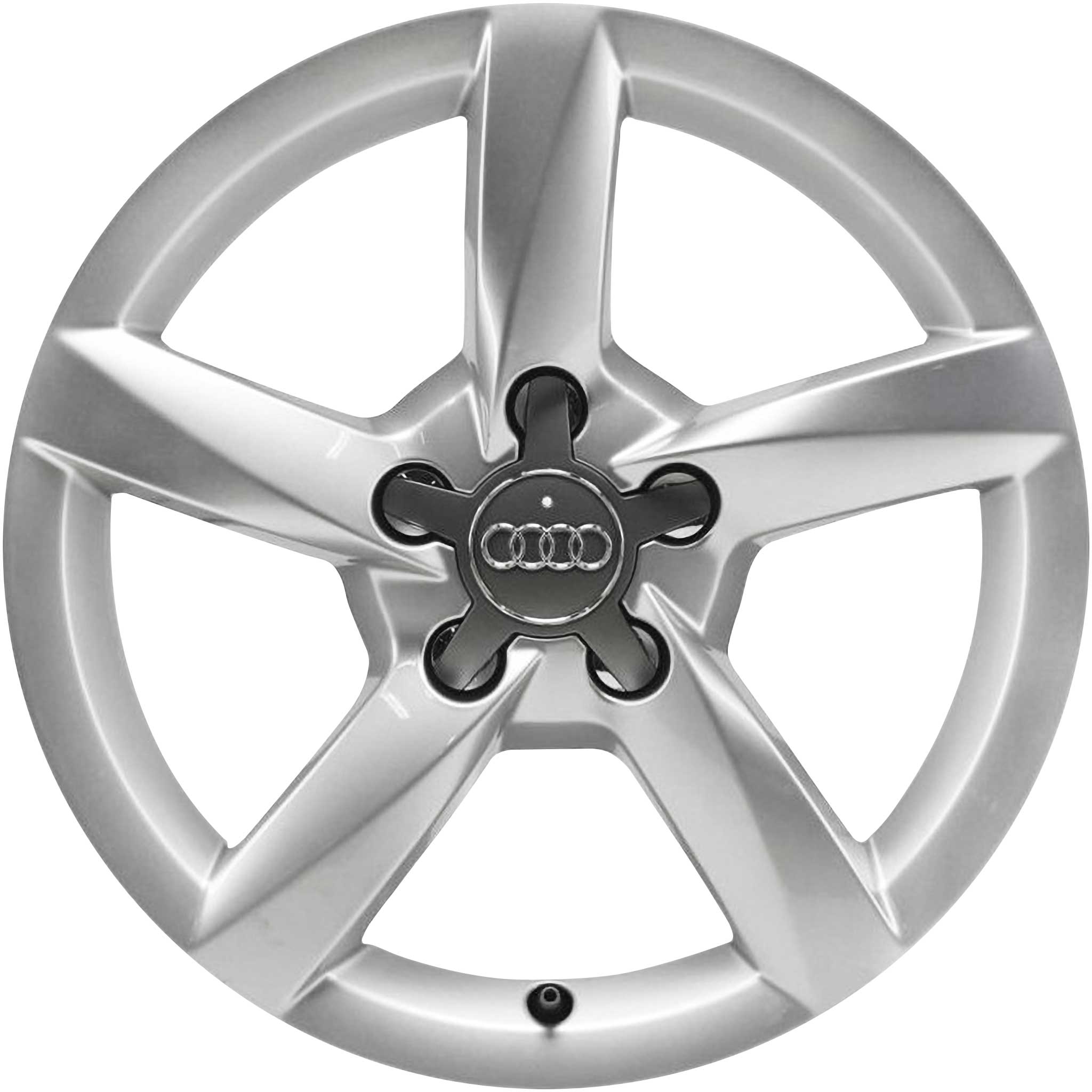 Audi 5 Spoke [A4 8K] Diamond Silver Alloy Wheel Product Image #1