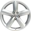 Audi 5 Arm Design Silver Grey Painted Wheel Img 1