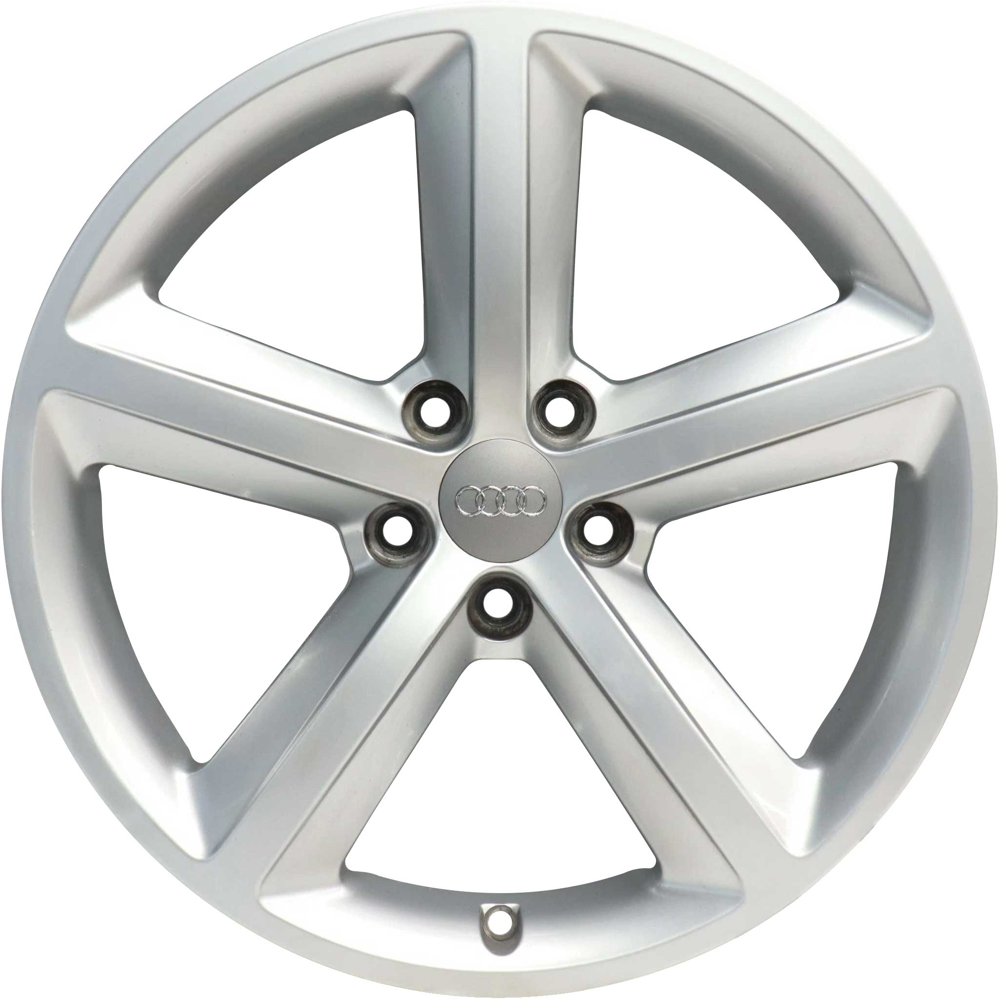 Audi 5 Arm Design Silver Grey Painted Alloy Wheel Product Image #1