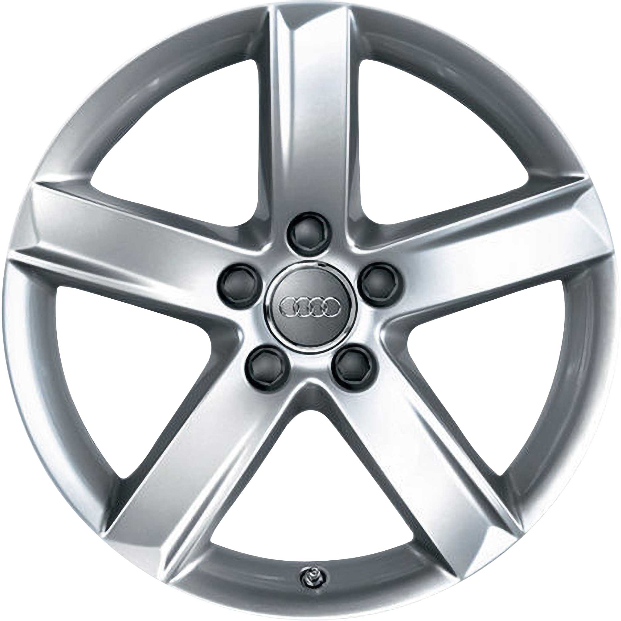 Audi 5 Arm Design Silver Grey Painted Alloy Wheel Product Image #1