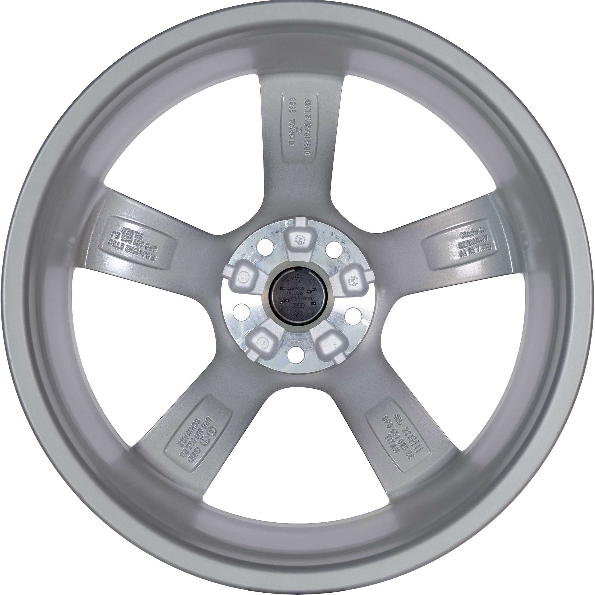 Audi 5 Arm Rotor [A3 8P] Titanium Grey with Diamond Cut Alloy Wheel Product Image #3