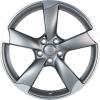 Audi 5 Arm Rotor [A3 8P] Titanium Grey with Diamond Cut Wheel Img 1