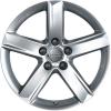 Audi 5 Arm Design Silver Grey Painted Wheel Img 1