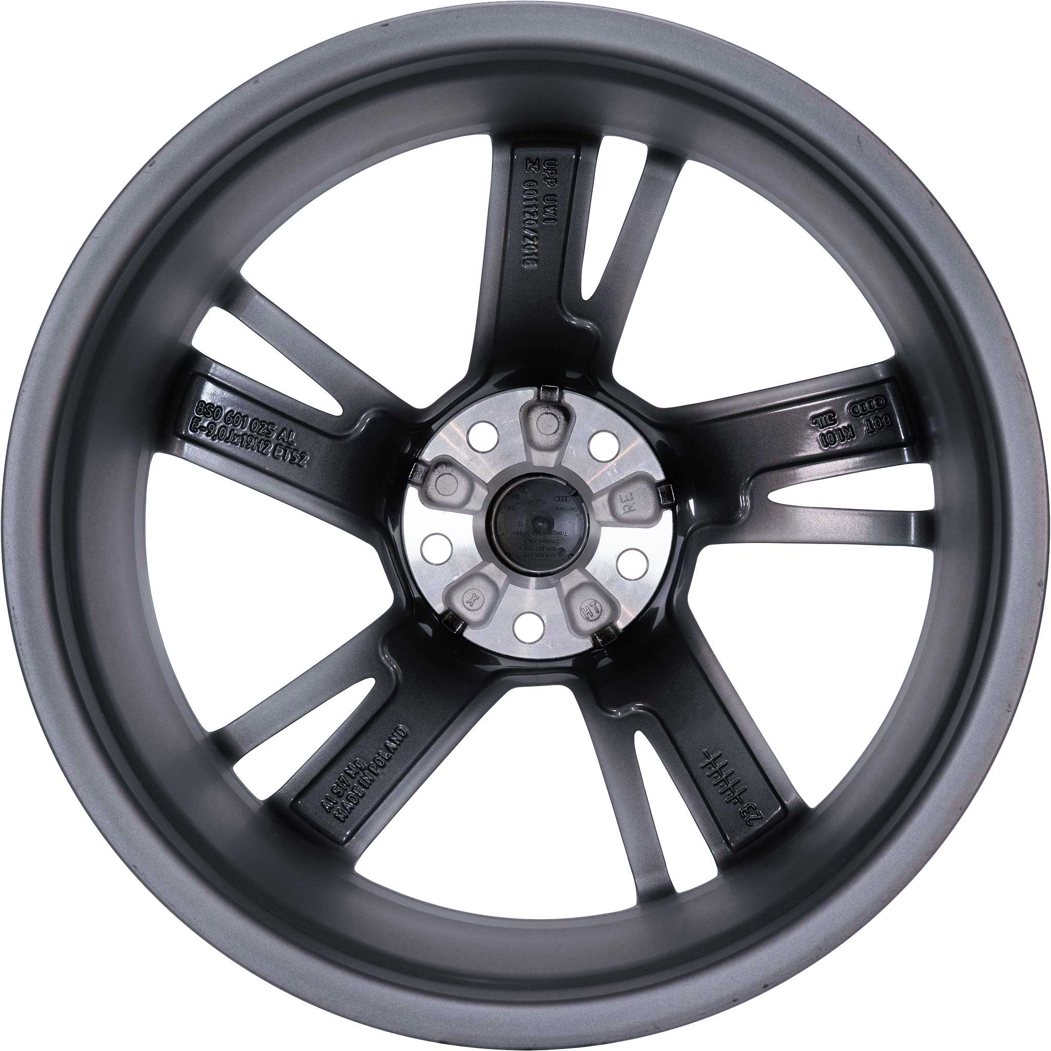 Audi Sport 5 Arm Blade [TT 8S] Titanium Grey with Diamond Cut Alloy Wheel Product Image #3