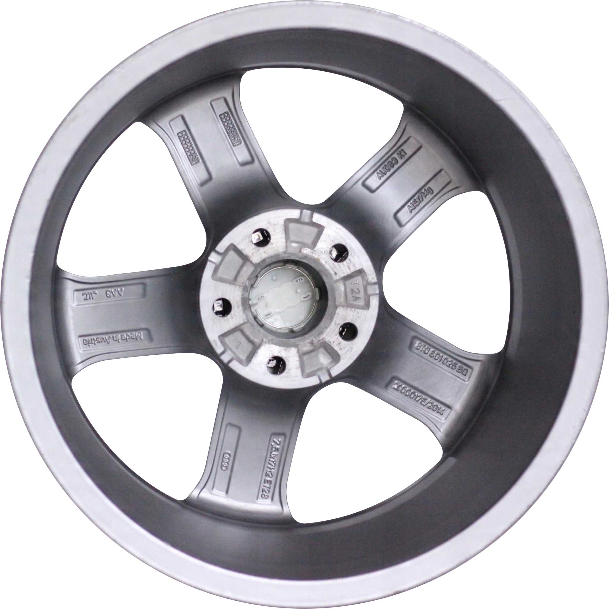 Audi 5 Spoke [A5 8T] Diamond Silver Alloy Wheel Product Image #3