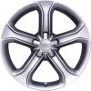 Audi 5 Spoke [A5 8T] Diamond Silver Wheel Img 1