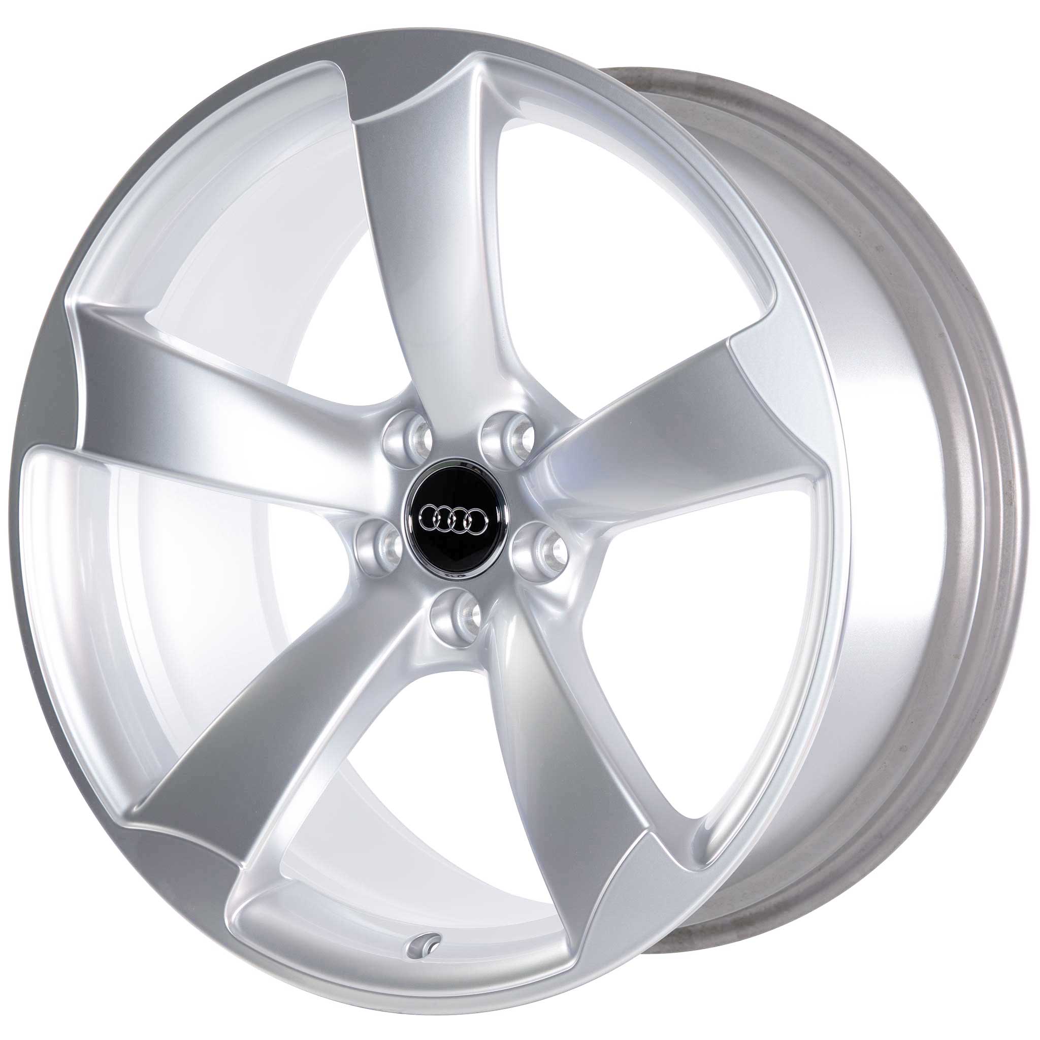Audi 5 Rotor Spoke [A5 8T] Silver Alloy Wheel Product Image #2