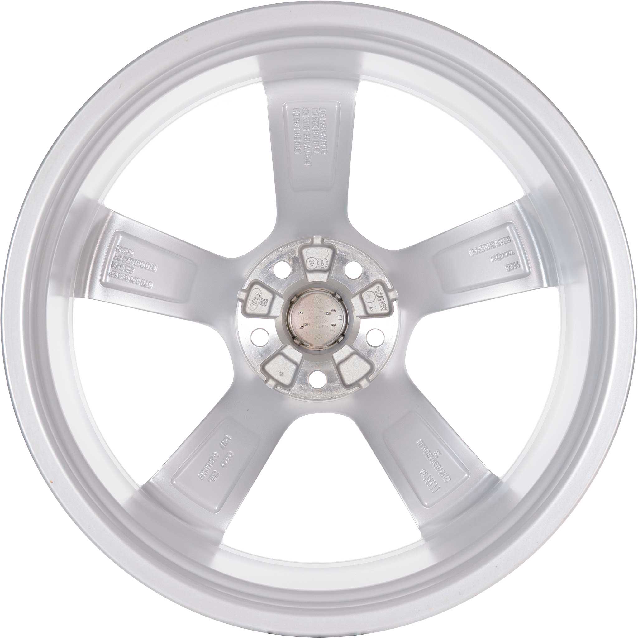 Audi 5 Rotor Spoke [A5 8T] Silver Alloy Wheel Product Image #3