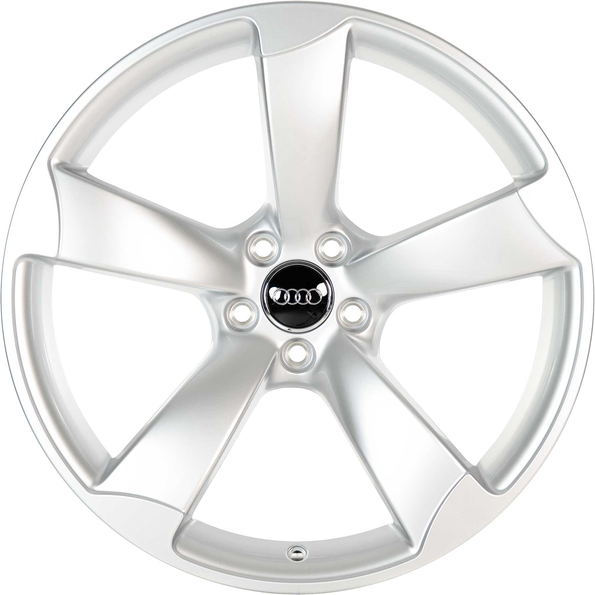 Audi 5 Rotor Spoke [A5 8T] Silver Alloy Wheel Product Image #1