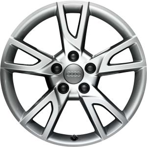 Audi 5 Arm Semi Y [Q3 8U] Diamond Silver Alloy Wheel for Audi Q3 8U - Sizes 17in