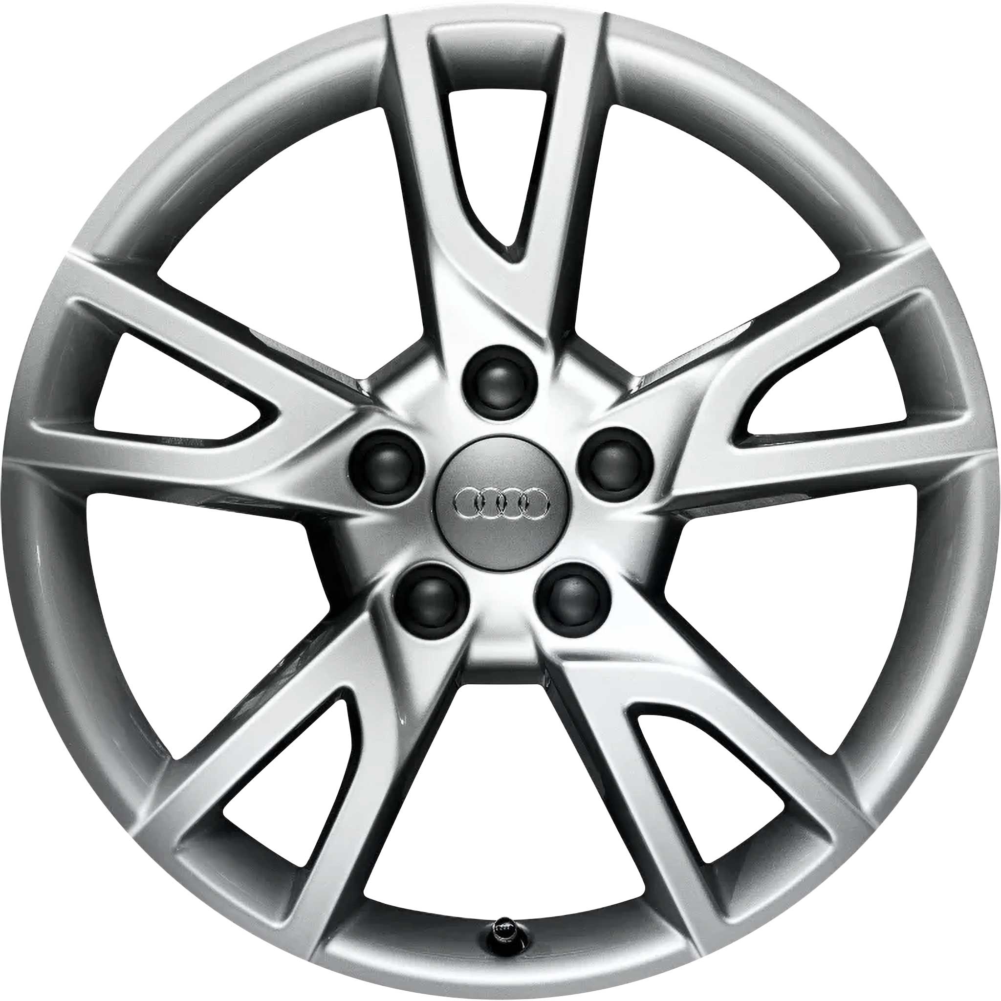 Audi 5 Arm Semi Y [Q3 8U] Diamond Silver Alloy Wheel Product Image #1