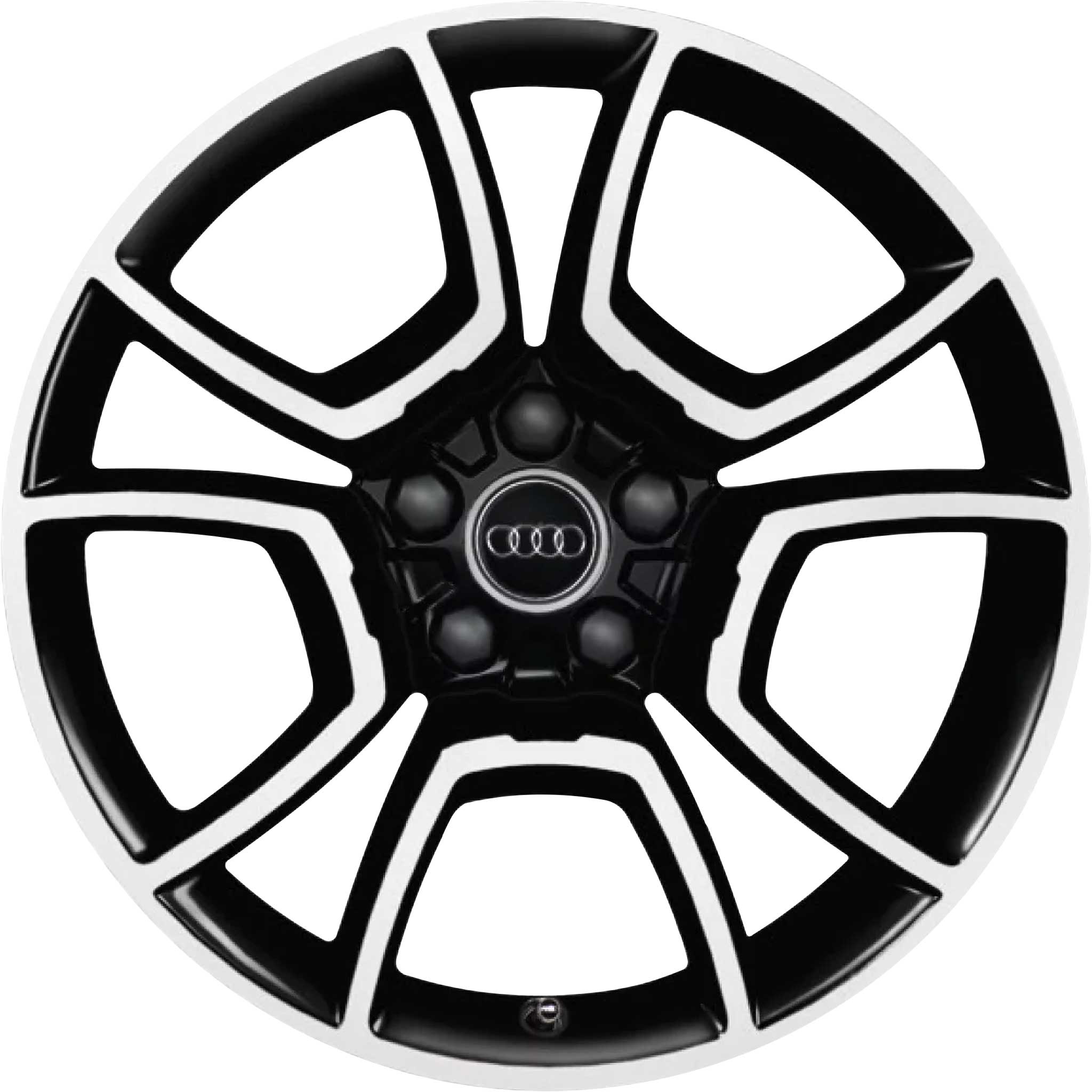 Audi 5 Arm Pia [Q3 8U] Gloss Black Alloy Wheel Product Image #1