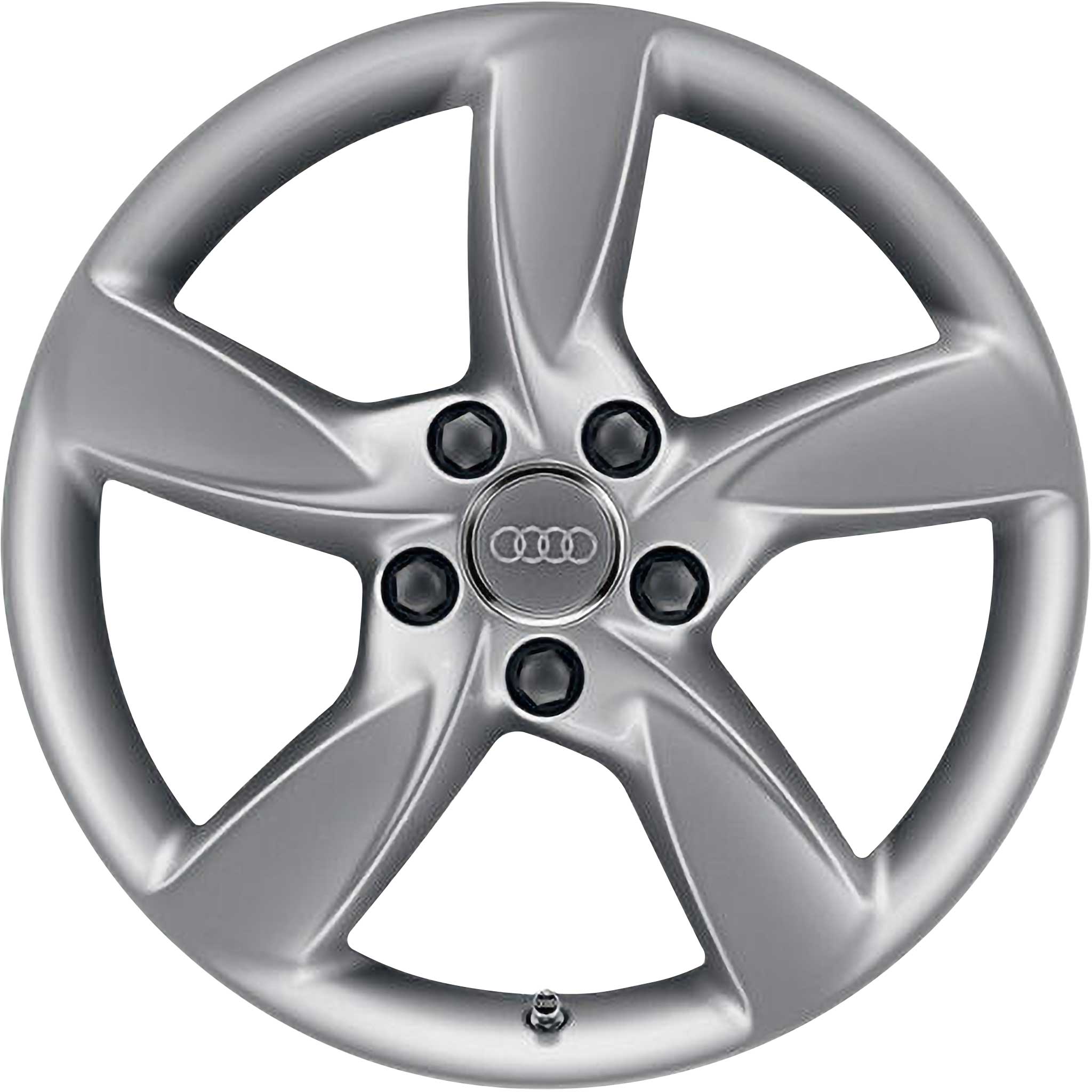 Audi 5 Arm Helica Design Silver Alloy Wheel Product Image #1