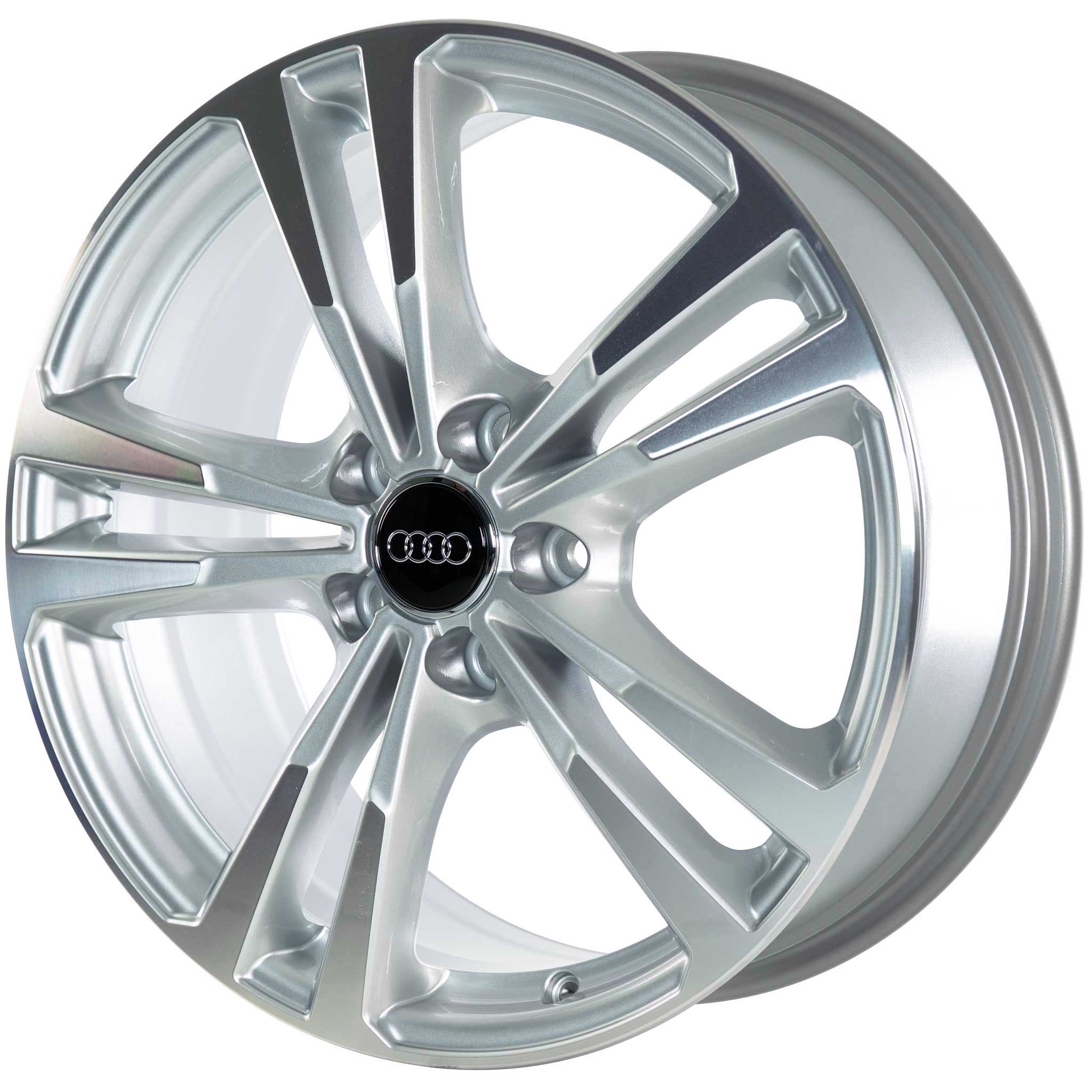 Audi 5 Spoke [A3 8V] Diamond Silver with Diamond Cut Alloy Wheel Product Image #2