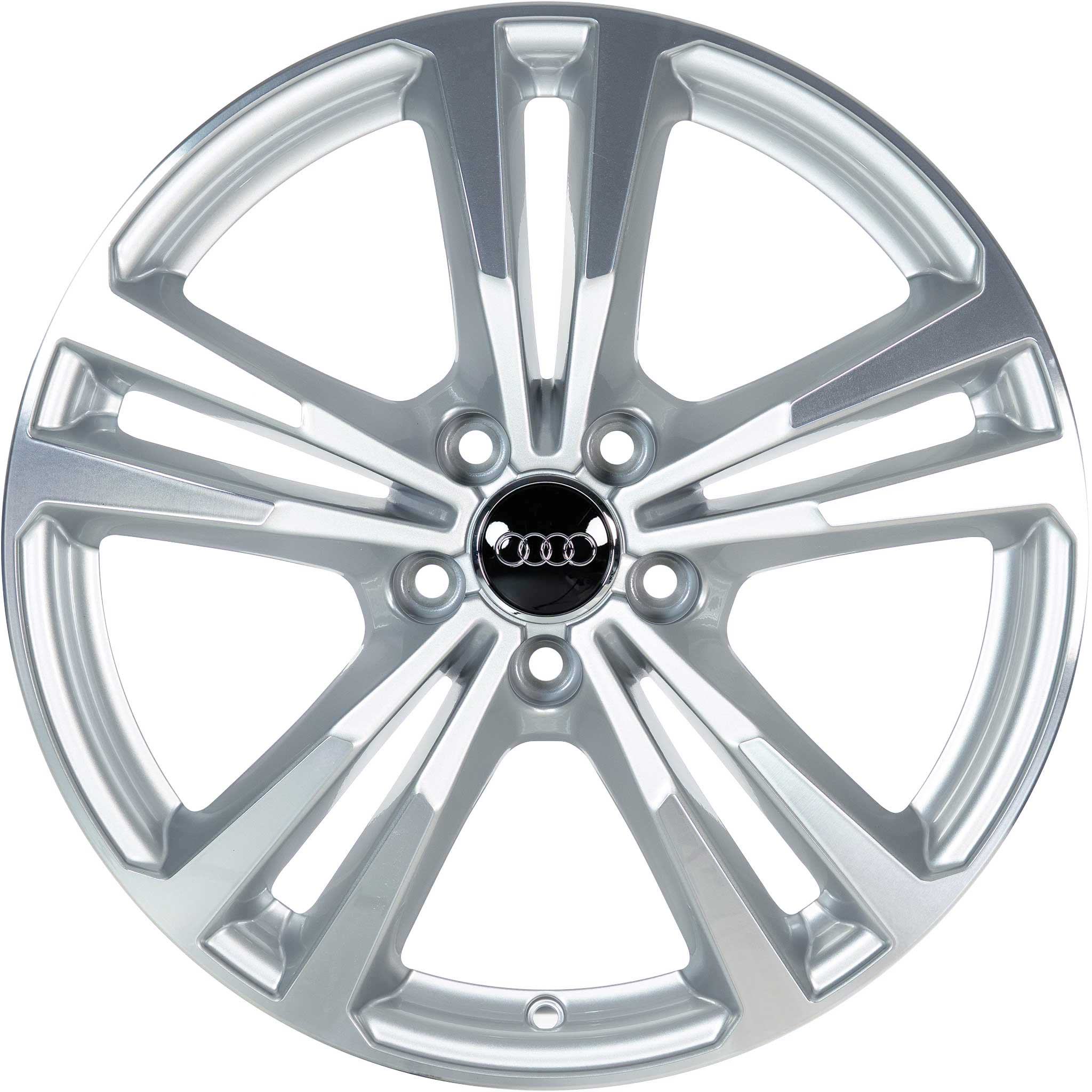 Audi 5 Spoke [A3 8V] Diamond Silver with Diamond Cut Alloy Wheel Product Image #1