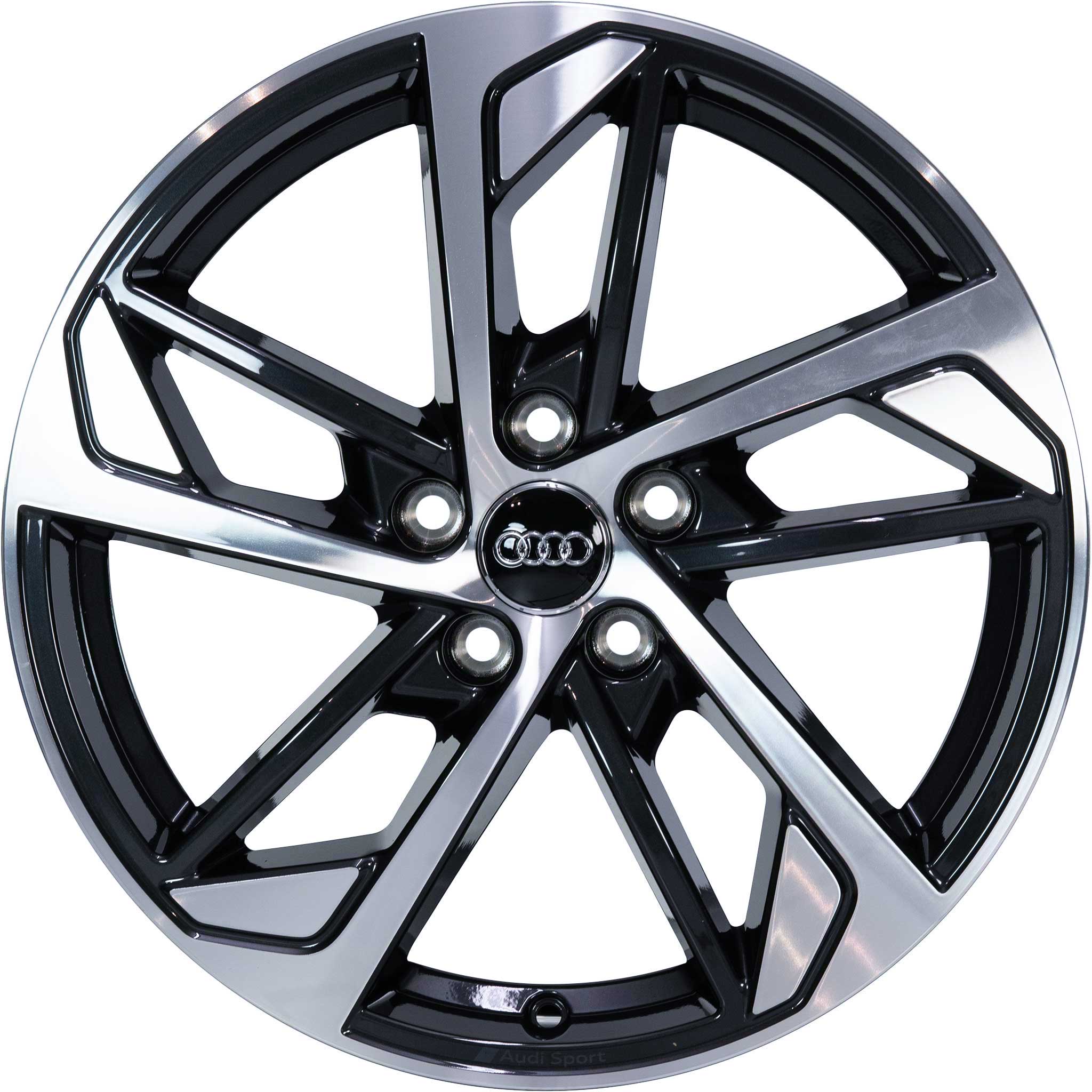 Audi Sport 5 Double [A3 8V] Anthracite Black with Diamond Cut Alloy Wheel Product Image #1