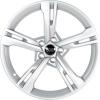 Audi 5 Arm Ramus [A4 8W] Diamond Silver Wheel Img 1