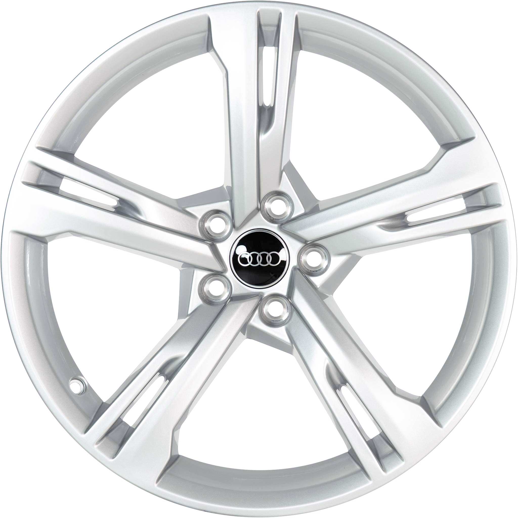 Audi 5 Arm Ramus [A4 8W] Diamond Silver Alloy Wheel Product Image #1