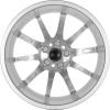 Audi 10 Spoke [A4 8W] Galvano Silver Wheel Img 3