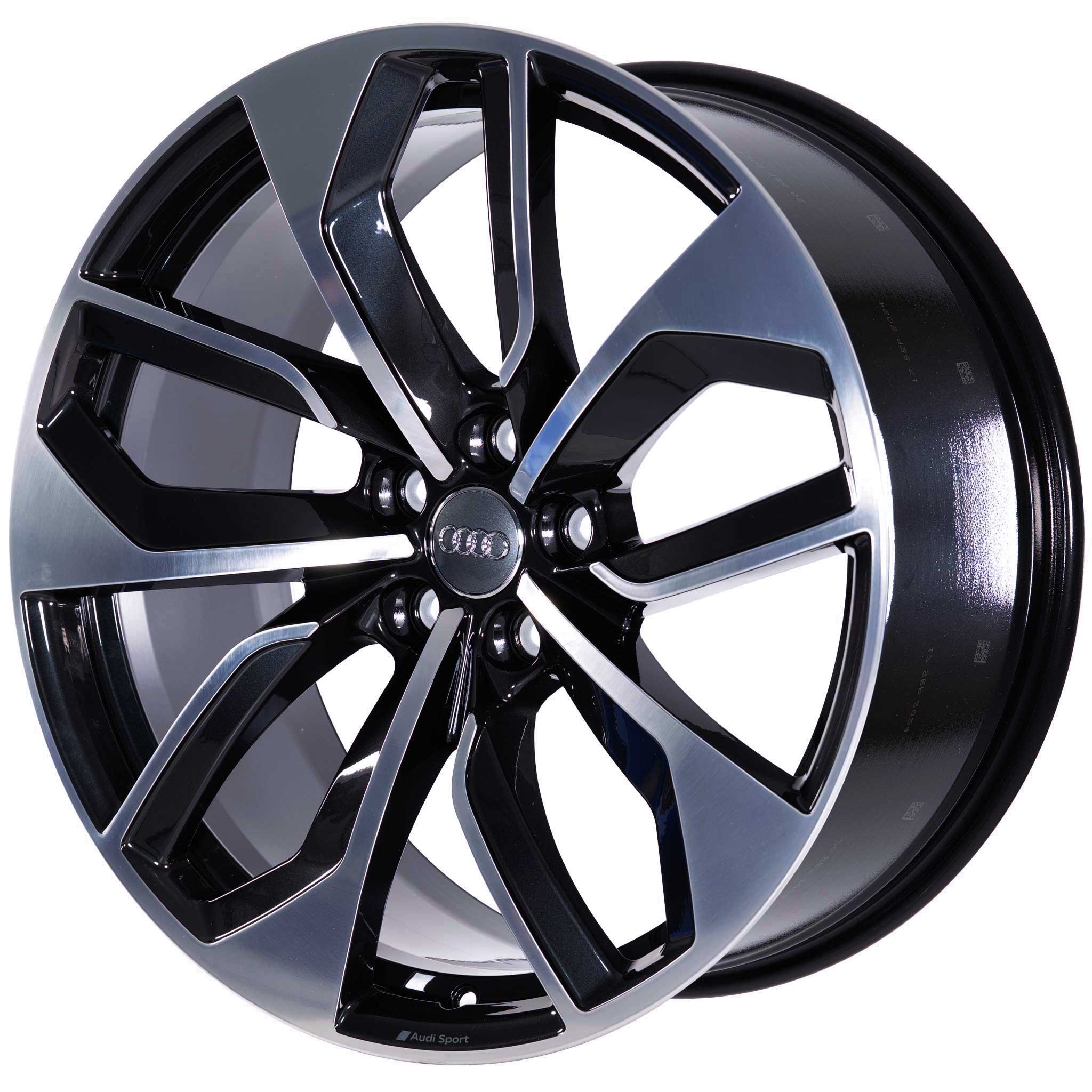 Audi Sport 5 Double [A4 8W] Anthracite Black with Diamond Cut Alloy Wheel Product Image #2