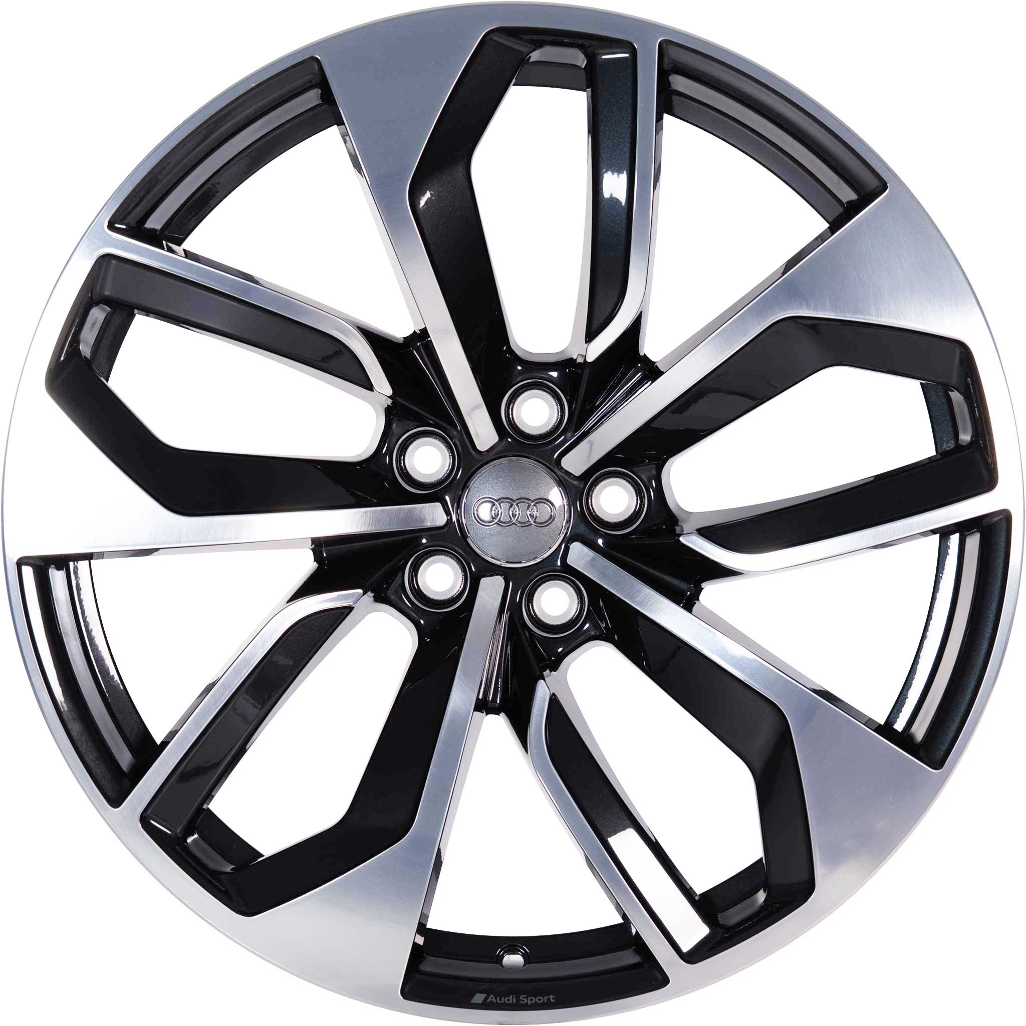 Audi Sport 5 Double [A4 8W] Anthracite Black with Diamond Cut Alloy Wheel Product Image #1
