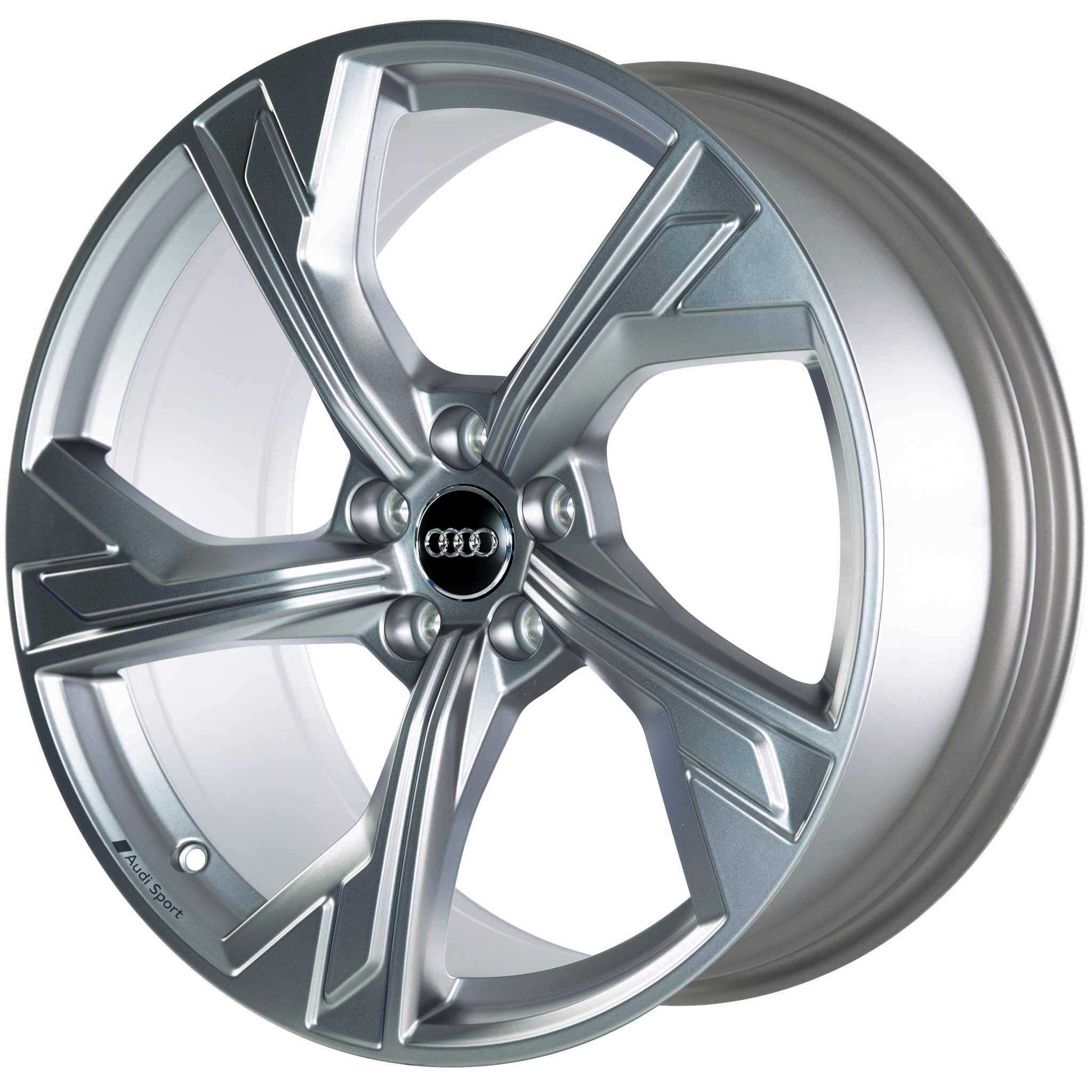 Audi Sport 5 Arm Flag [A4 8W] Platinum Matt Grey Alloy Wheel Product Image #2