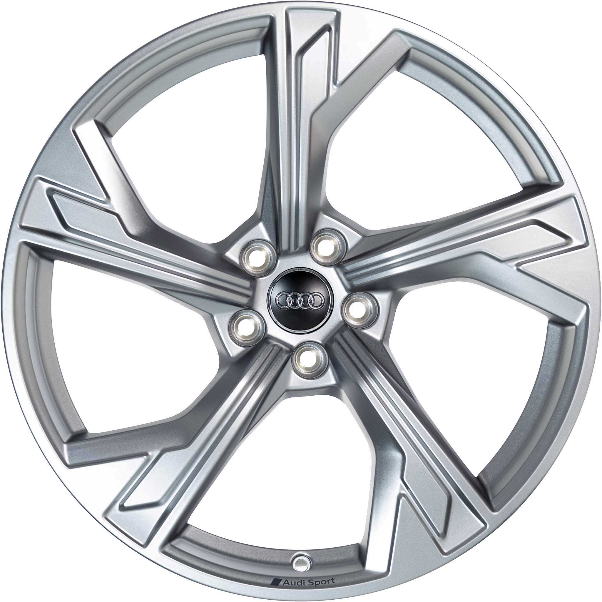 Audi Sport 5 Arm Flag [A4 8W] Platinum Matt Grey Alloy Wheel Product Image #1