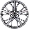 Audi 5 V Spoke Star [A4 8W] Matt Titanium Grey with Diamond Cut Wheel Img 1