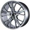 Audi 5 V Spoke Star [A4 8W] Matt Titanium Grey with Diamond Cut Wheel Img 2