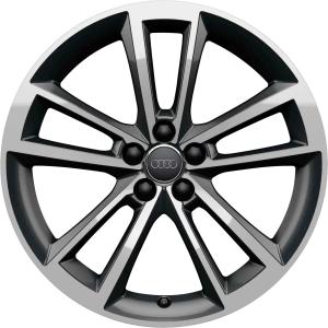 18" Audi 5 Arm Cavo [A1 8X] Graphite Grey alloy wheel