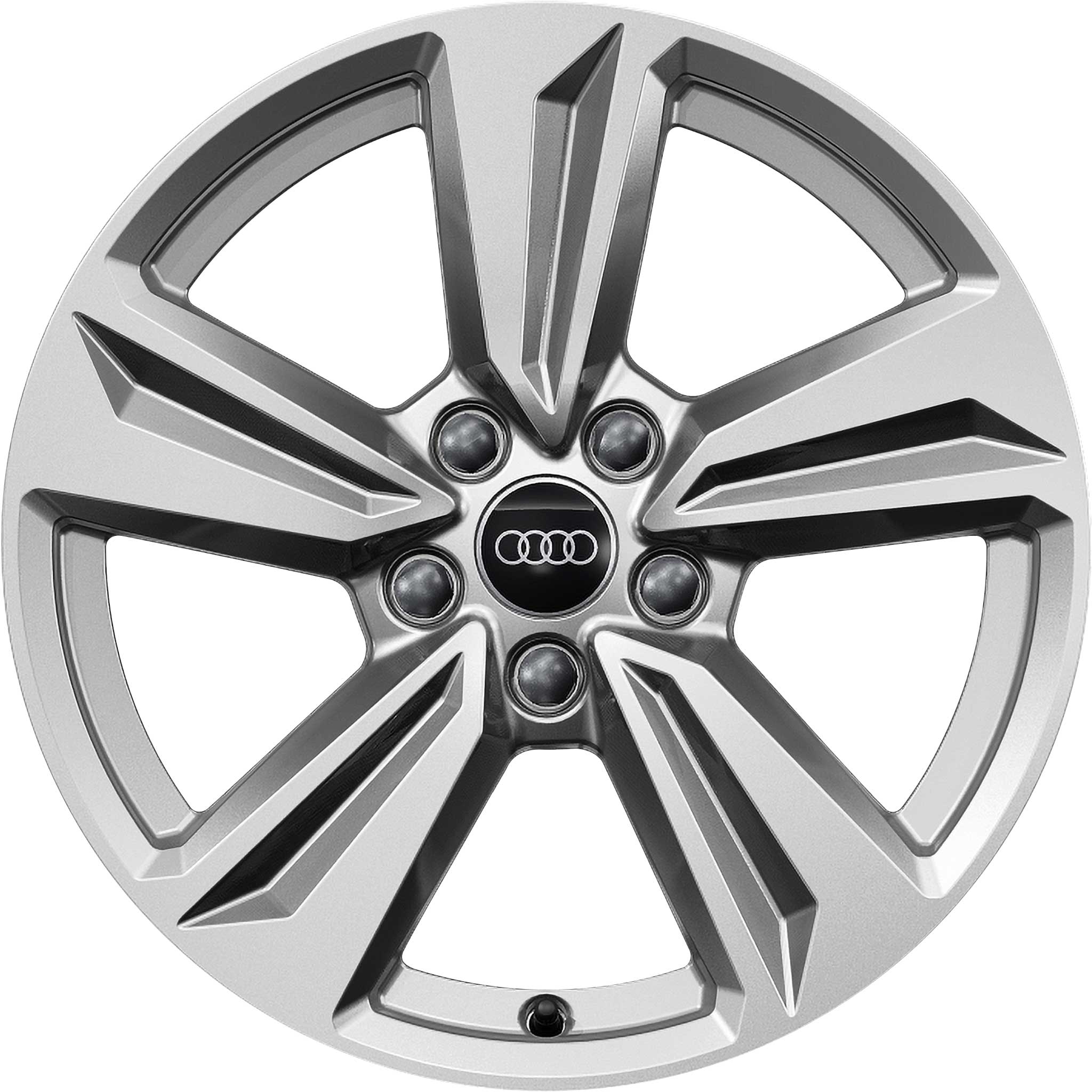 Audi 5 Arm Wing Spoke [A3 8Y] Diamond Silver Alloy Wheel Product Image #1