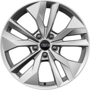 18" Audi 5 Arm Y Spoke [A3 8Y] Diamond Silver alloy wheel