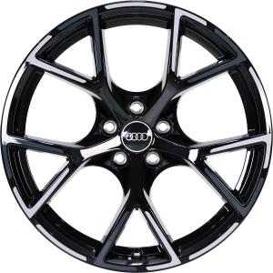 19" Audi RS 5 Y Spoke [A3 8Y] Gloss Black alloy wheel