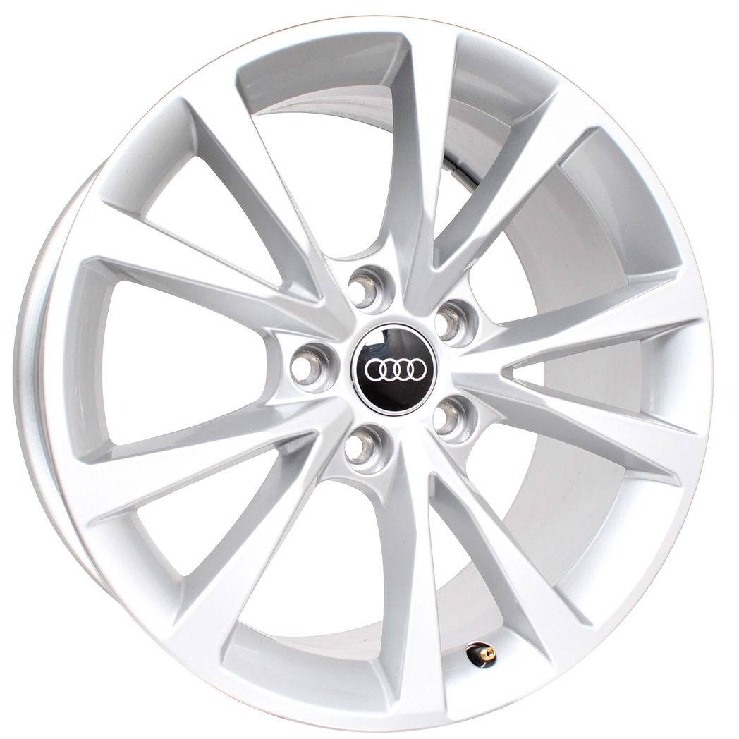 Audi 5 V Spoke [A3 8Y] Diamond Silver Alloy Wheel Product Image #2