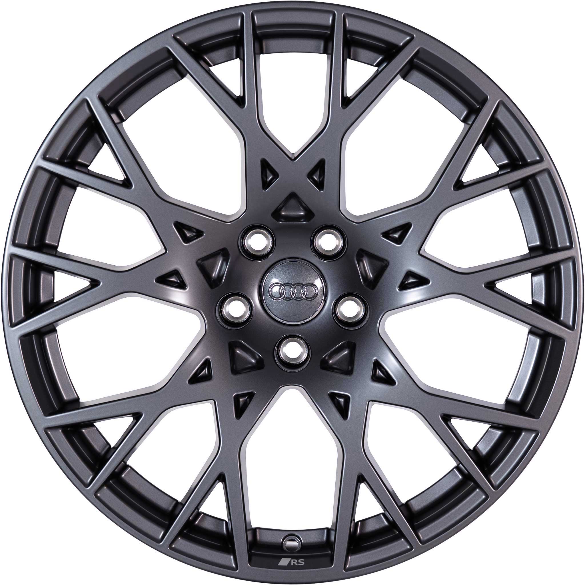 Audi RS Multi Spoke [A3 8Y] Dark Matt Grey Alloy Wheel Product Image #1