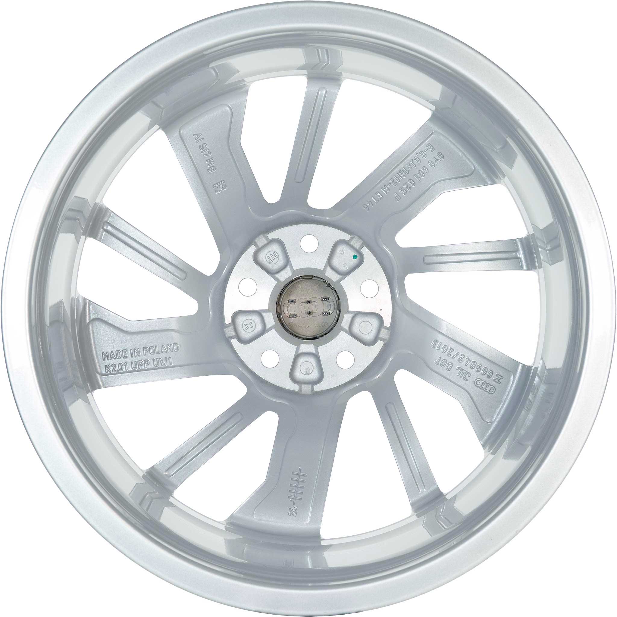 Audi 5 Spoke Y Style [A3 8Y] Diamond Silver with Diamond Cut Alloy Wheel Product Image #3