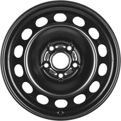 Audi Steel Rally Black Alloy Wheel Product Image #1
