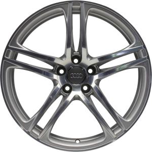 Audi 5 Double Spoke [R8 42] Avus Silver with Diamond Cut Alloy Wheel for Audi R8 42 - Sizes 19in