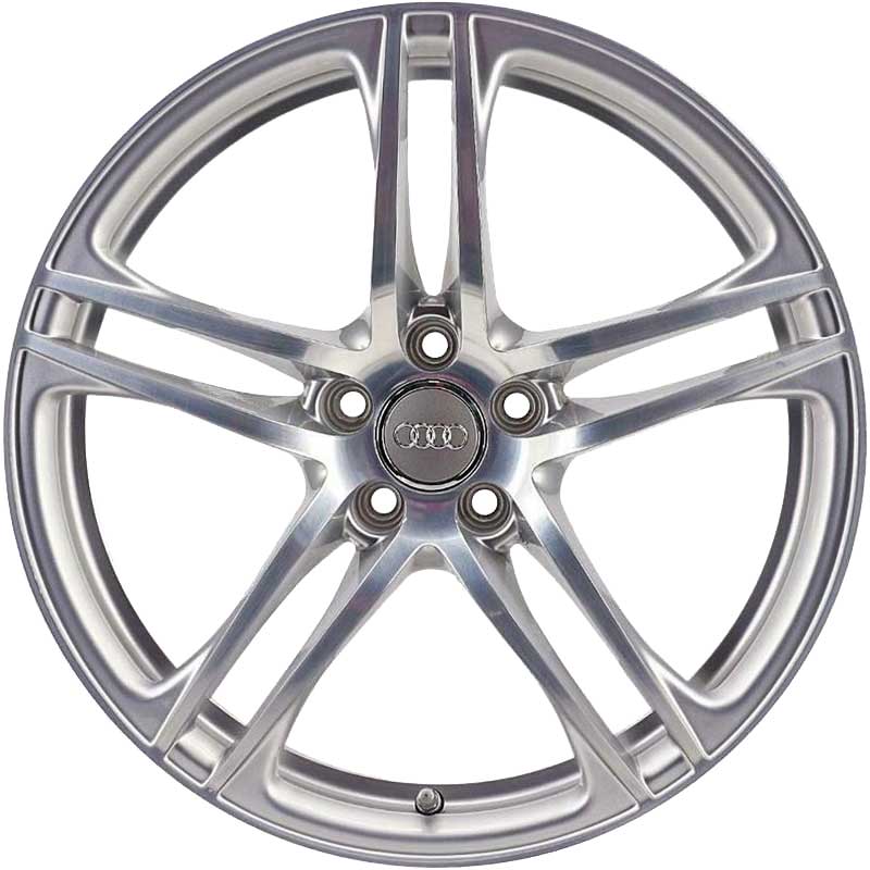 Audi 5 Double Spoke [R8 42] High Gloss Polished Alloy Wheel Product Image #1