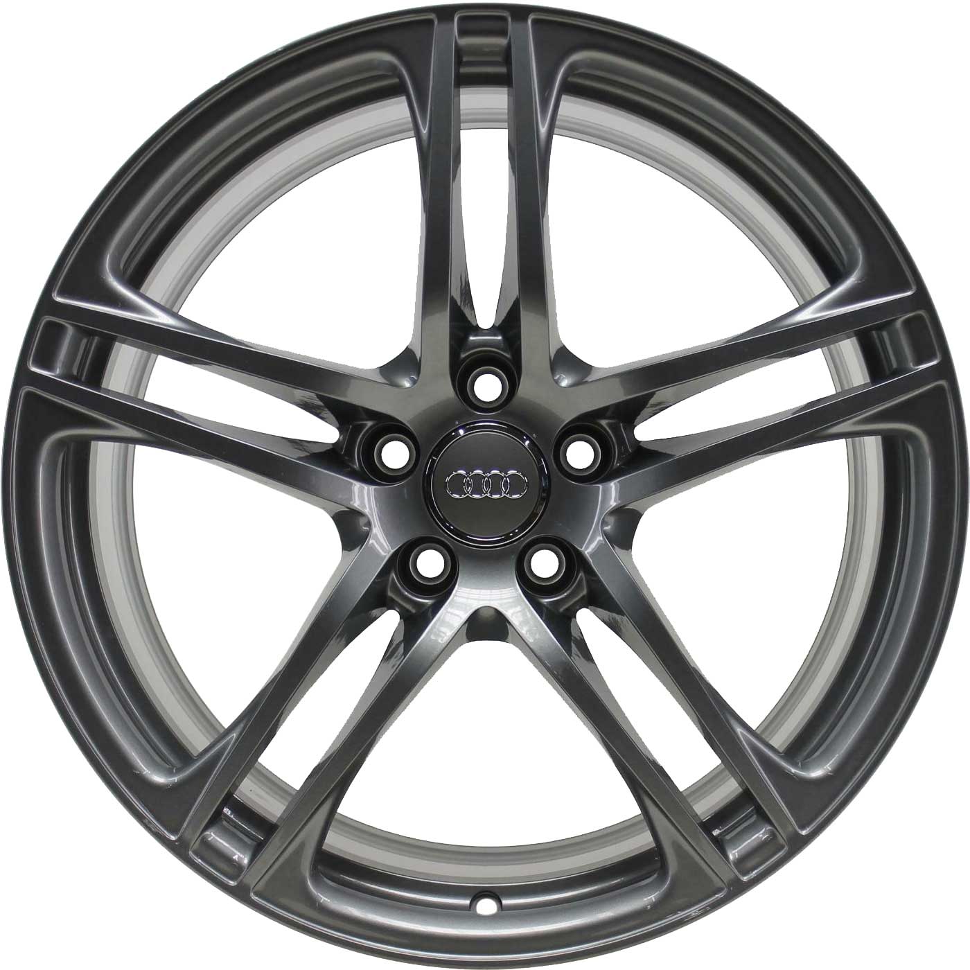 Audi 5 Double Spoke [R8 42] Anthracite Alloy Wheel Product Image #1