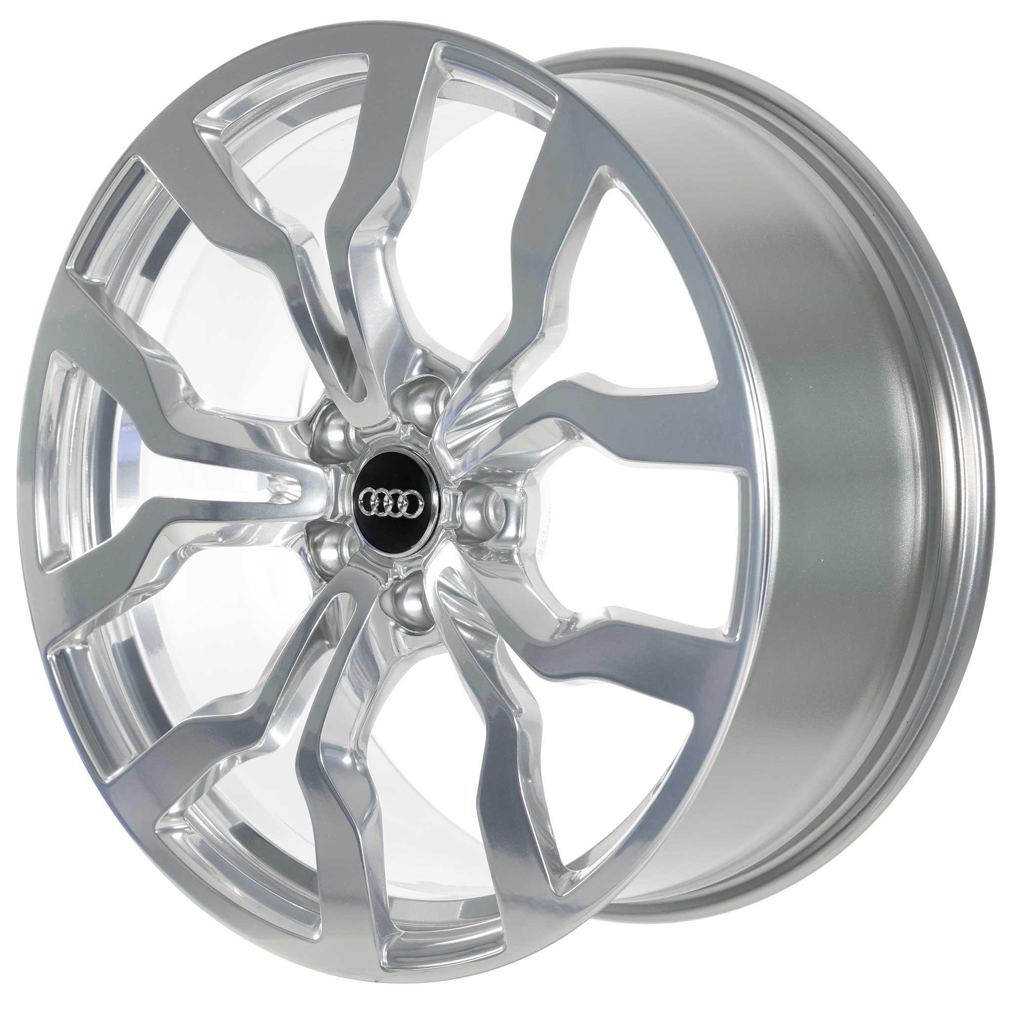 Audi 10 Y Spoke [R8 42] High Gloss Polished Alloy Wheel Product Image #2