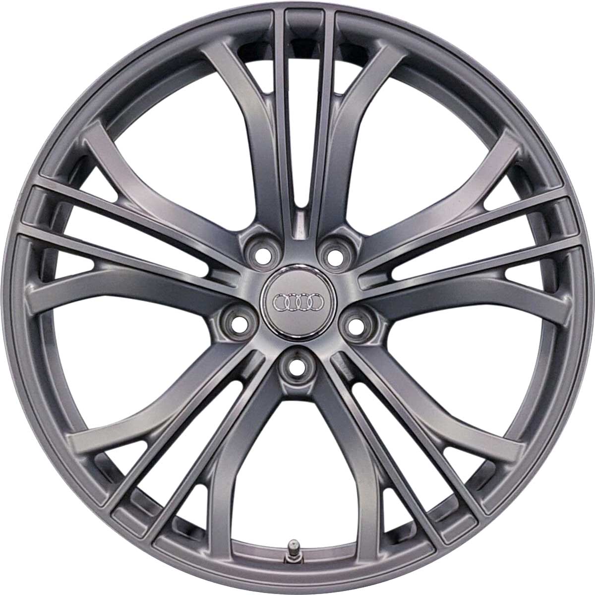 Audi 5 Twin Spoke [R8 42] Titanium Grey Alloy Wheel Product Image #1