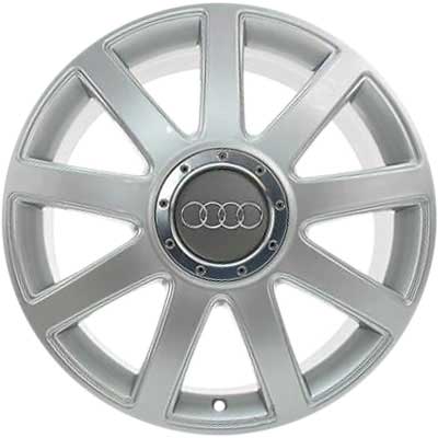 Audi 9 Spoke [A8 4D] Silver Alloy Wheel Product Image #1