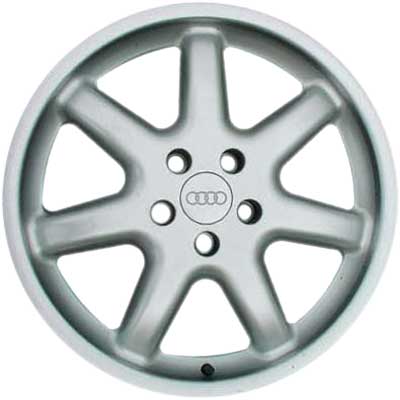 Audi 7 Spoke [A8 4D] Avus Silver Alloy Wheel Product Image #1