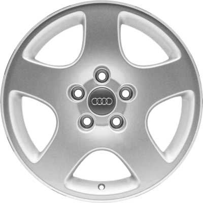 Audi 5 Spoke [A8 4D] Avus Silver Alloy Wheel Product Image #1