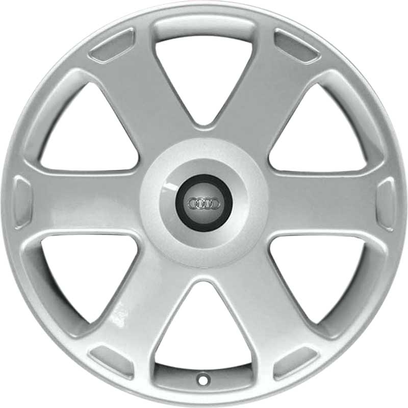 Audi 6 Spoke [A8 4D] Avus Silver Alloy Wheel Product Image #1