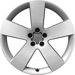 20" Audi 5 Spoke [A8 4E] Brilliant Silver alloy wheel