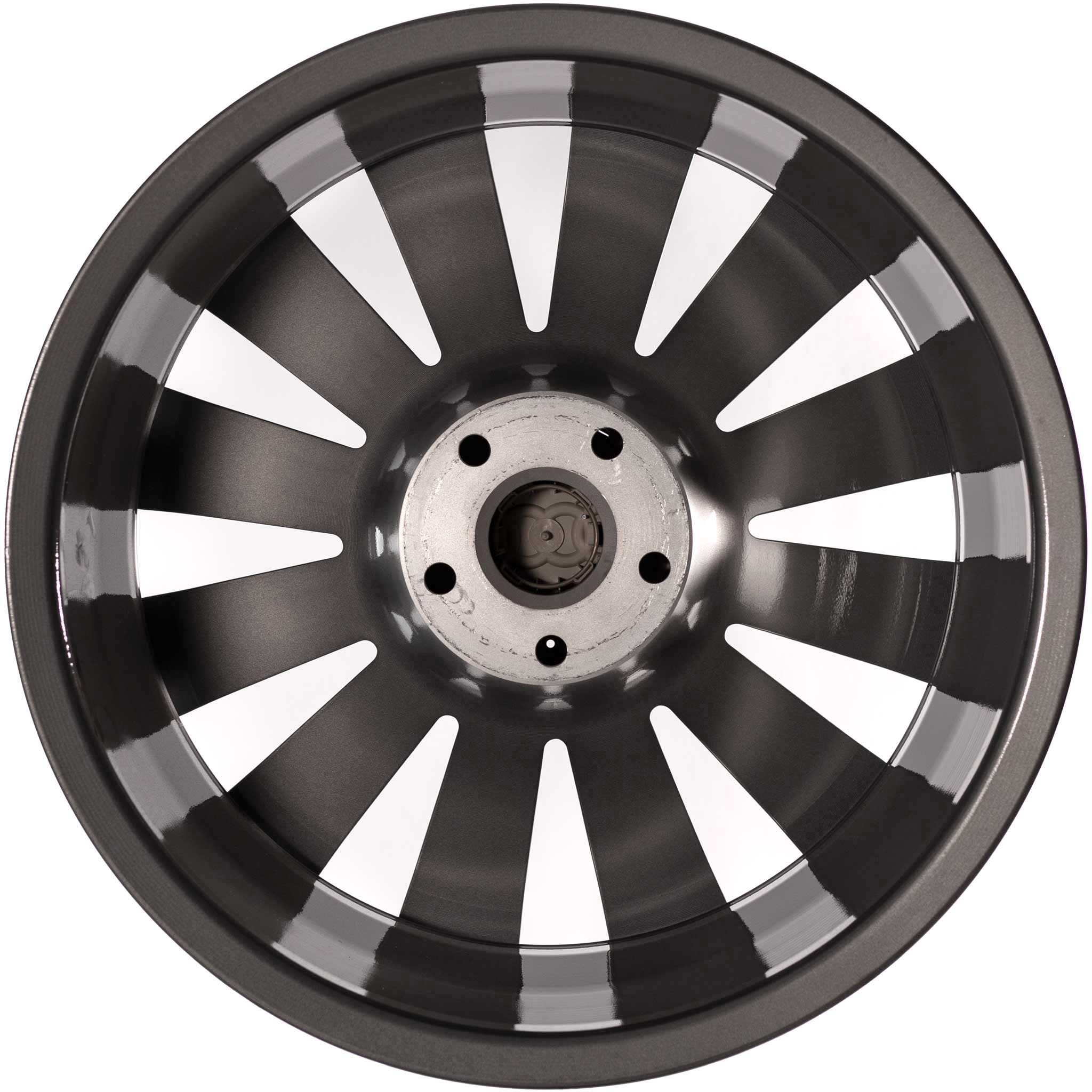 Audi 12 Spoke [A8 4E] Burnished Aluminium Alloy Wheel Product Image #3