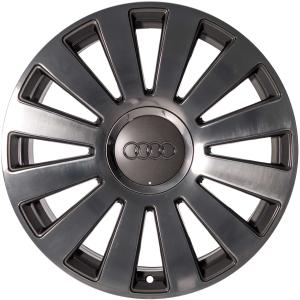 18" Audi 12 Spoke [A8 4E] Burnished Aluminium alloy wheel