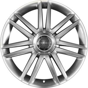 19" Audi 7 Double Spoke [A8 4E] Diamond Silver alloy wheel
